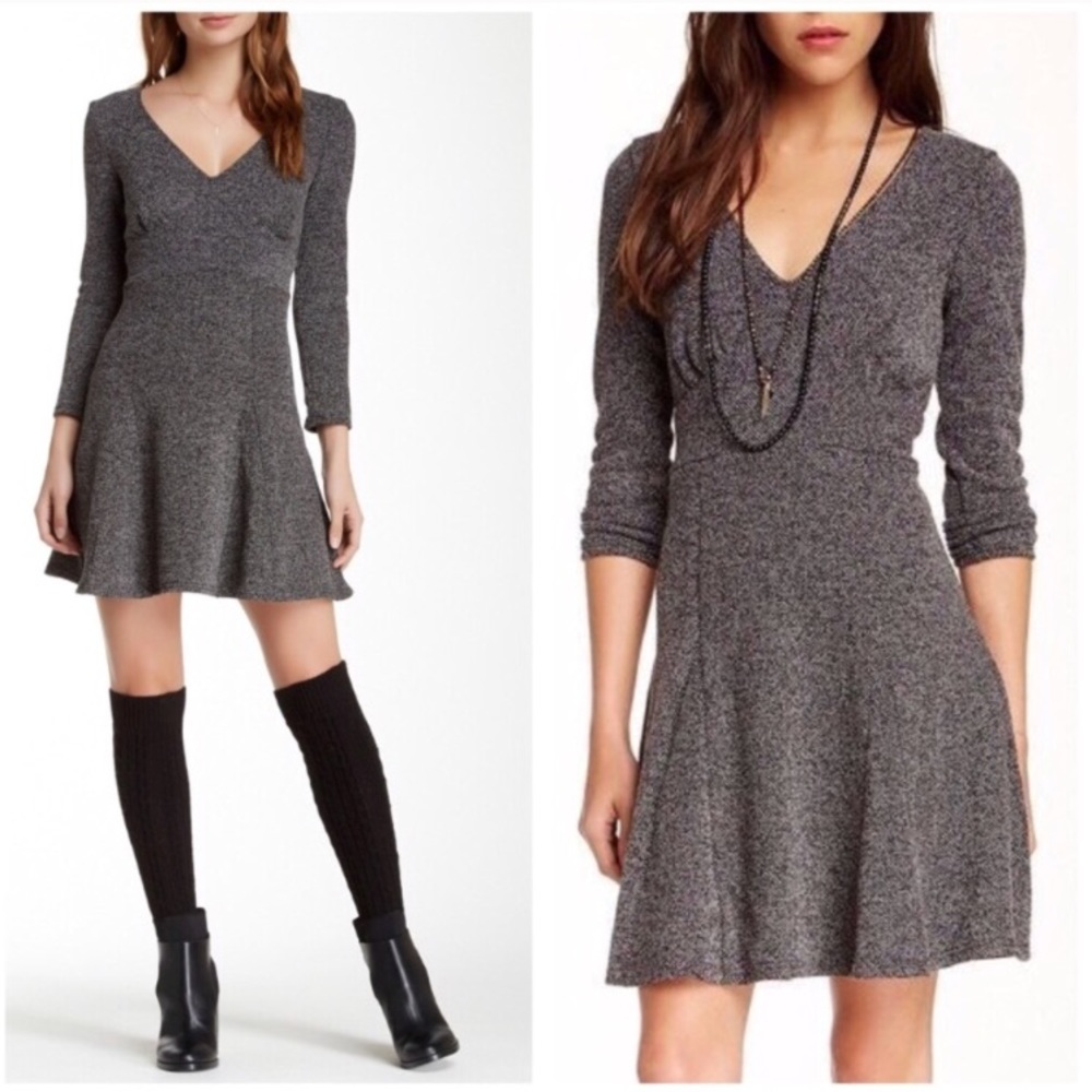 Free People Cute Grey Dress